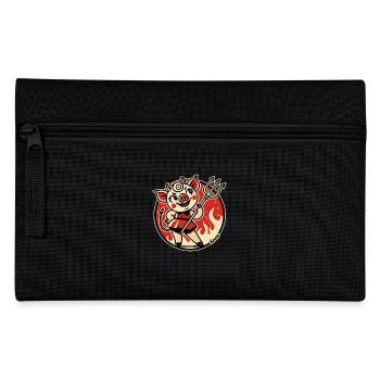 Evil piggy demon from hell - Pencil Case - black - Front