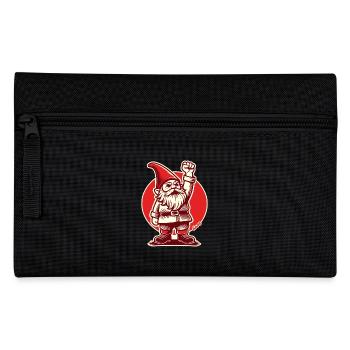 Nain de jardin avec poing de la liberté - Trousse - noir - Devant
