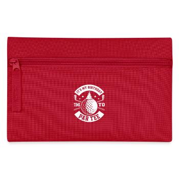 C’est l’heure de mon anniversaire pour jouer au golf - Trousse - rouge - Devant