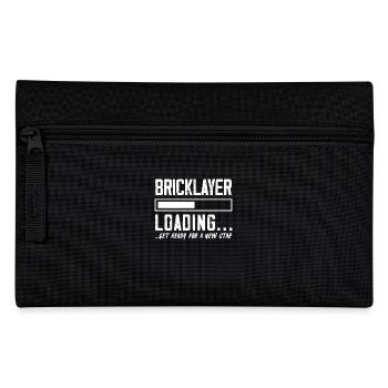 Bricklayer loading Get ready for a new one - Pencil Case - black - Front
