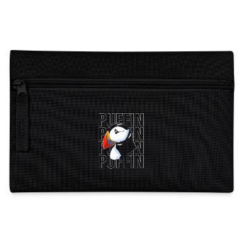 Papageientaucher Puffin - Federtasche - Schwarz - Vorne