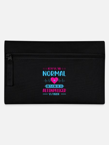 Altenpfleger Geschenk Altenpflege Pflegefachkraft - Federtasche - Schwarz