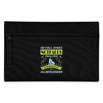 Altenpflege Pfleger Pflegepersonal Pflegekraft - Federtasche - Schwarz - Vorne