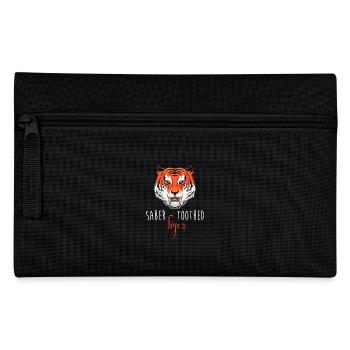 Sabre-toothed tiger - Pencil Case - black - Front