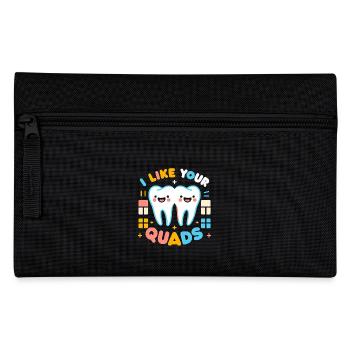 I Like Your Quads 13 - Federtasche - Schwarz - Vorne