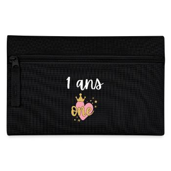 1. 1 Jahr. 1. JUBILÄUM. 1-JÄHRIGES JUBILÄUM. ANNI - Federtasche - Schwarz - Vorne