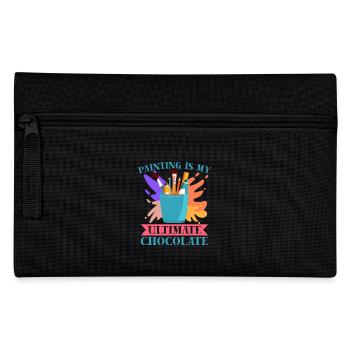 Artist Painter Graphic Painting Ultimate Chocolate - Pencil Case - black - Front