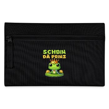 Karneval Kostüm SCHBIN DÄ PRINZ Lustiges - Federtasche - Schwarz - Vorne