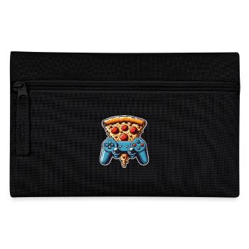 Pizza Gaming Gamer - Pencil Case - black - Front