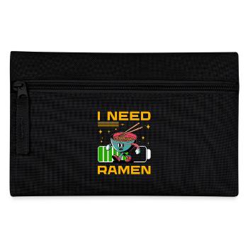 Ich brauche Ramen - Federtasche - Schwarz - Vorne