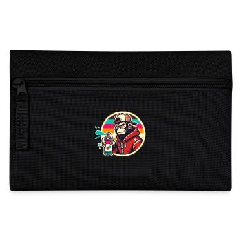 Graffiti gorilla with spray can - Pencil Case - black - Front