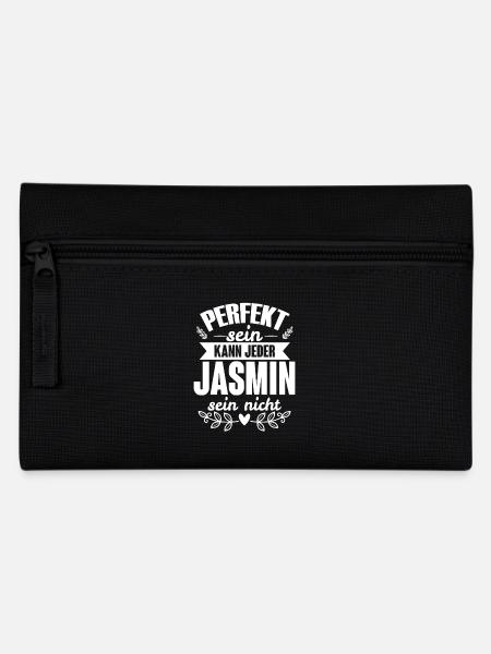 Jasmin - Perfekt Sein Kann Jeder Jasmin Nicht - Federtasche - Schwarz