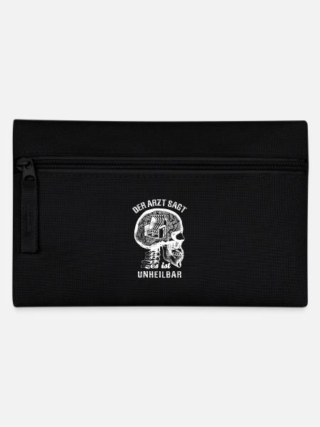 Der Arzt sagt es ist unheilbar - Strandkorb - Federtasche - Schwarz