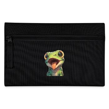 Eidechsen Eidechse - Federtasche - Schwarz - Vorne