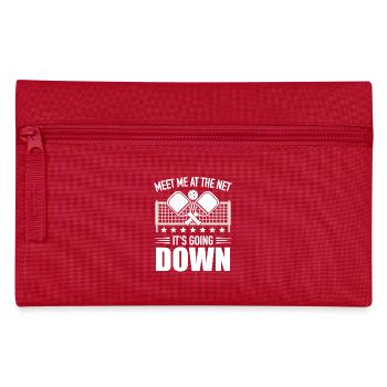 Pickleball Player Dinkball Play Paddleball - Pencil Case - red - Front