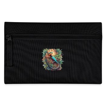 Eidechsen Eidechse - Federtasche - Schwarz - Vorne