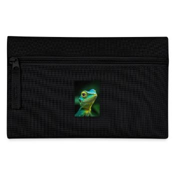 Eidechsen Eidechse - Federtasche - Schwarz - Vorne