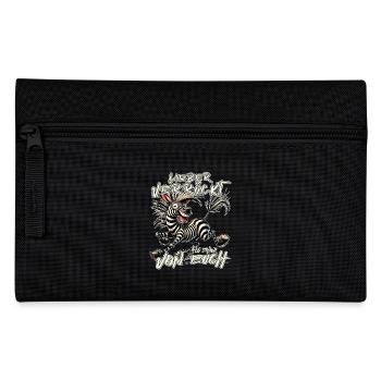 Zebra Better crazy than one of you - Pencil Case - black - Front