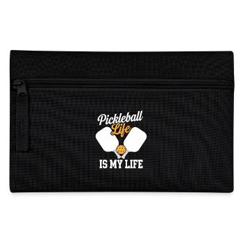 La vie au pickleball - Trousse - noir - Devant