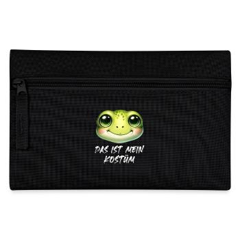 Karneval Party DAS IST MEIN FROSCHKOSTÜM Lustiges - Federtasche - Schwarz - Vorne