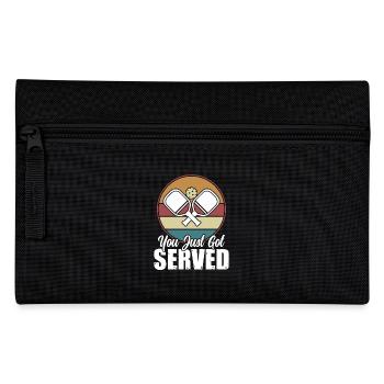 Joueur de badminton vintage Paddleball & Pickleball - Trousse - noir - Devant