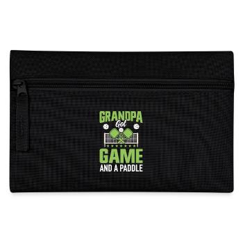 Pickleball Grand-père Paddleball Grand-père Jeu de raquette - Trousse - noir - Devant