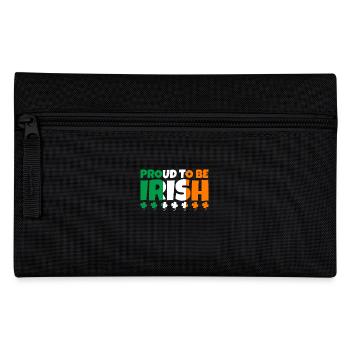 Fier d’être irlandais Irlande Drapeau irlandais trèfle - Trousse - noir - Devant