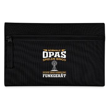 Amateurfunk Geschenke für Funker Funkamateur - Federtasche - Schwarz - Vorne