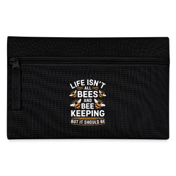 Apiculteur disant apiculteur abeille drôle apiculteur cadeau - Trousse - noir - Devant