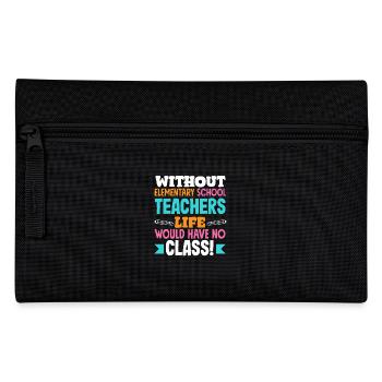 Primary school teacher without a teacher Life without a class - Pencil Case - black - Front
