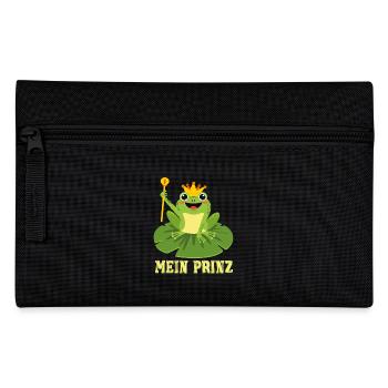 Karneval Kostüm Frosch MEIN PRINZ Lustiges - Federtasche - Schwarz - Vorne
