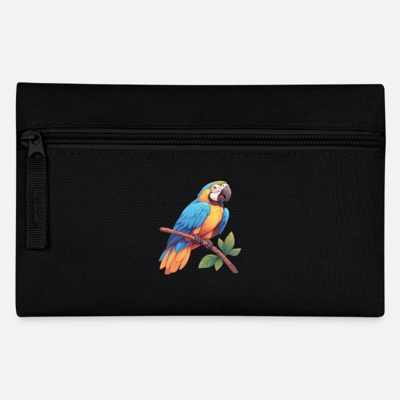 Aras Ara - Federtasche - Schwarz