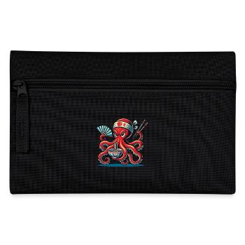 Oktopus Liebt Japan Ramen - Federtasche - Schwarz - Vorne