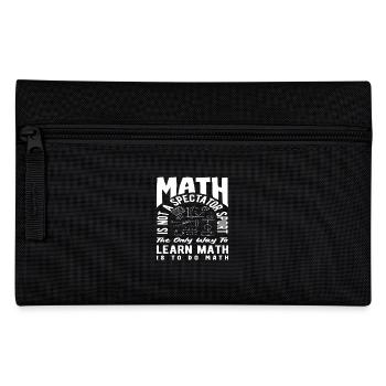 Mathe Lehrer Mathematik Geschenk - Federtasche - Schwarz - Vorne