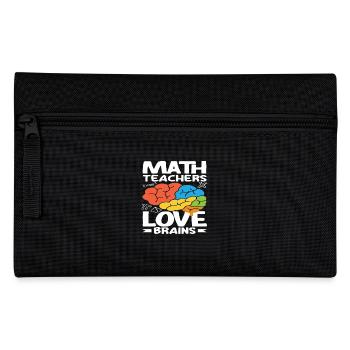 Cadeau de mathématiques pour professeur de mathématiques - Trousse - noir - Devant