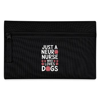 Neuro Nurse Dog Caregiver Neurology Gift - Pencil Case - black - Front