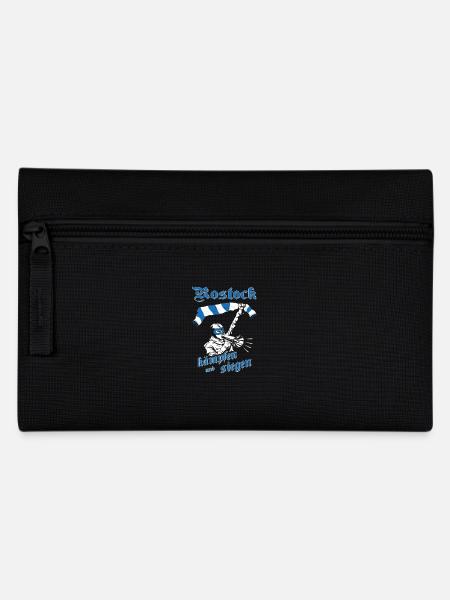 Rostock kämpfen und siegen No II - Federtasche - Schwarz