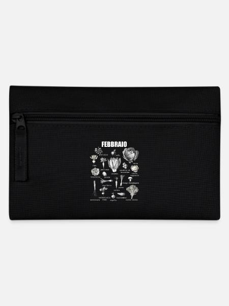 Collage de fruits et légumes de saison de février - Trousse - noir