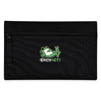 Froschkostüm Karneval Party FROSCHPARTY Lustiges - Federtasche - Schwarz - Vorne