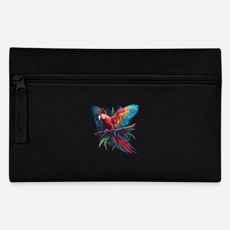 Aras Ara - Federtasche - Schwarz
