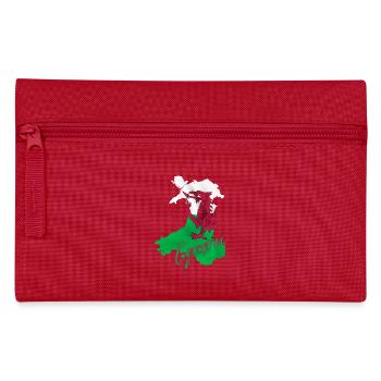 Flag of Wales, Welsh pride - Pencil Case - red - Front
