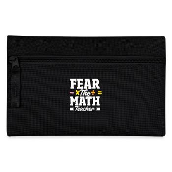 Math Teacher Math Gift - Pencil Case - black - Front