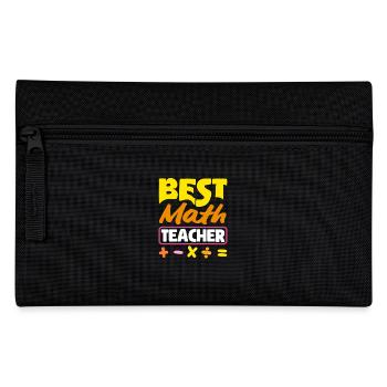 Math Teacher Math Gift - Pencil Case - black - Front