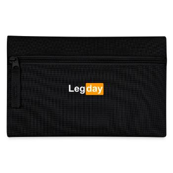 LEG DAY - Entraînement des jambes - Trousse - noir - Devant