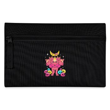 Pastell Gothic - Federtasche - Schwarz - Vorne