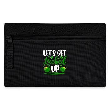 Let's get lucked up - Pencil Case - black - Front