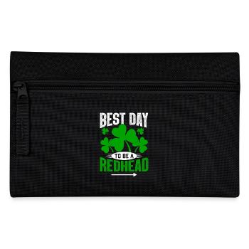 Best Day to be a Redhead - Pencil Case - black - Front
