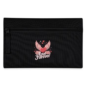 Love Forever – Romantisches Valentinstag Design - Federtasche - Schwarz - Vorne