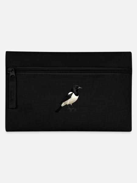 Elstern Elster - Federtasche - Schwarz