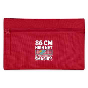 Hauteur du filet de paddle de pickleball Pickleball Smashes - Trousse - rouge - Devant